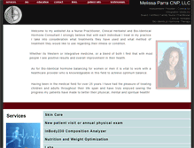 Tablet Screenshot of melissaparracnp.com